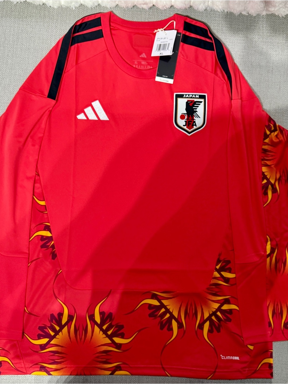 NWT adidas Japan National Team Goalkeeper Goalie Jersey LS Size XL